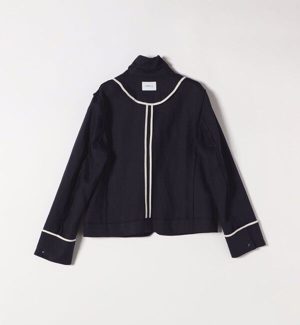 SHIPS any「SHIPS any:〈洗濯機可能〉ヨーロピアンフラックス リネン コンパクト テーラード ジャケット」|テーラードジャケット|