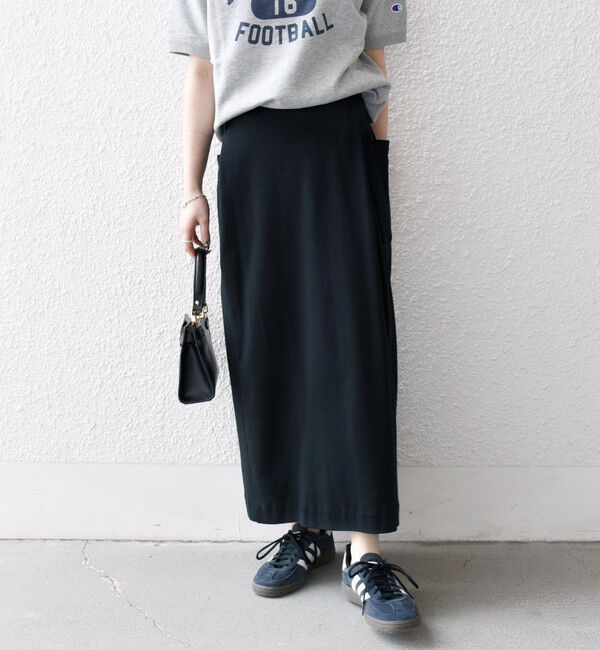 SHIPS any「SHIPS any:〈接触冷感/汗染み防止加工/洗濯機可能〉Iライン イージー スカート」|スカート|