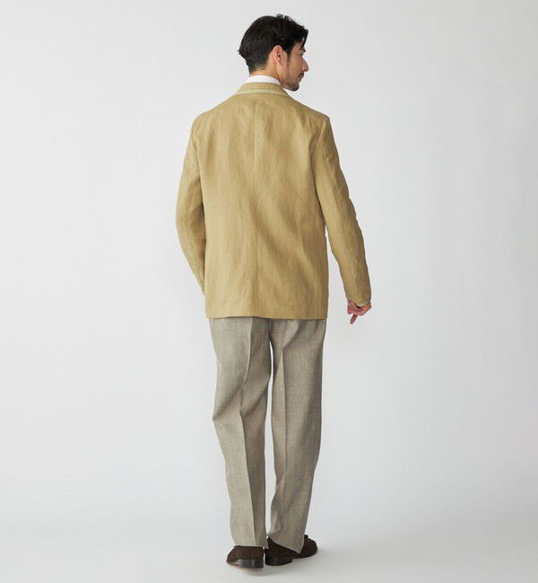 SHIPS「【SHIPS別注】CARUSO: リネン パイピング ジャケット」|テーラードジャケット|