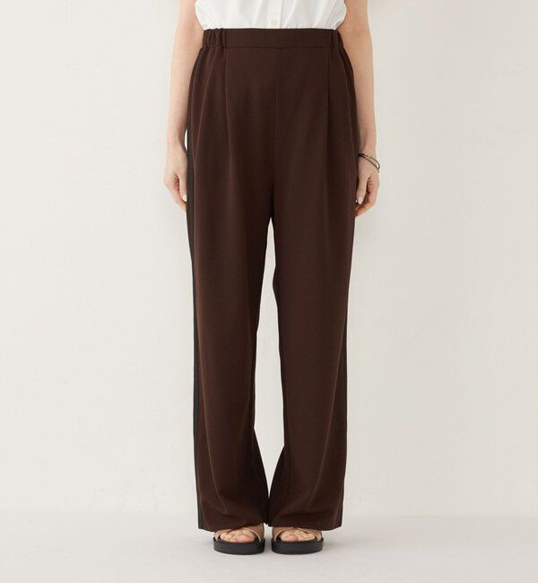 SHIPS Colors 「SHIPS Colors:〈手洗い可能〉カット ジョーゼット サイドライン パンツ」|その他|