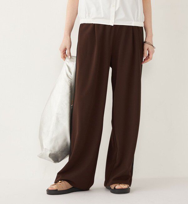 SHIPS Colors 「SHIPS Colors:〈手洗い可能〉カット ジョーゼット サイドライン パンツ」|その他|