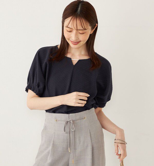 SHIPS Colors 「SHIPS Colors:〈接触冷感・UVカット〉クールタッチ トタンテレコ トップス◇」|Tシャツ・カットソー|