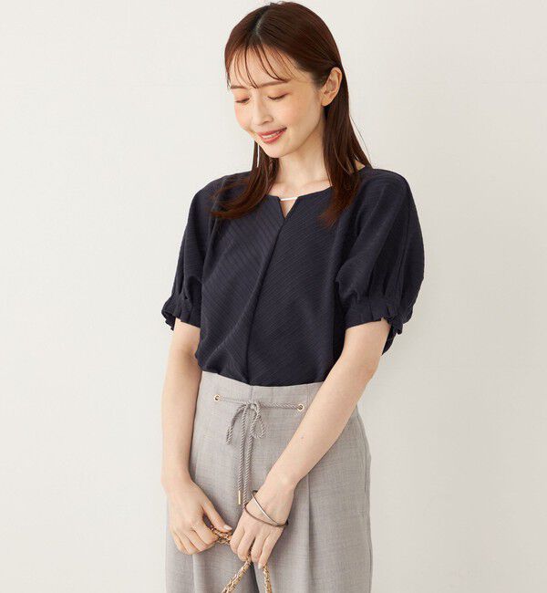 SHIPS Colors 「SHIPS Colors:〈接触冷感・UVカット〉クールタッチ トタンテレコ トップス◇」|Tシャツ・カットソー|