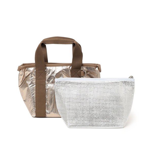 SHIPS any「SHIPS any: メタリック 保温冷ポーチ付き トート」|トートバッグ|