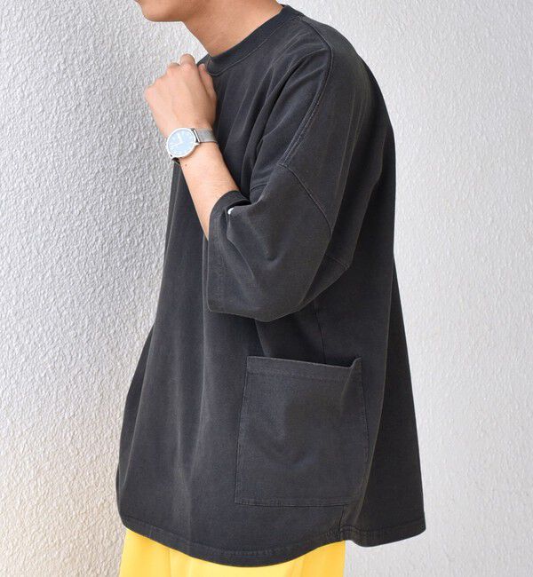 SHIPS any「【SHIPS any別注】Champion: ブリーチ ドルマン キャンプポケット Tシャツ◇」|Tシャツ・カットソー|