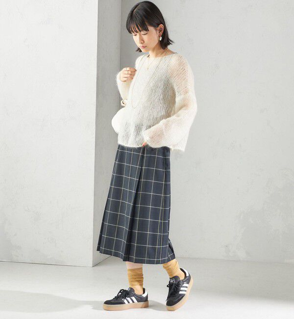 SHIPS for women「モヘヤ メッシュ プルオーバー」|ニット・セーター|