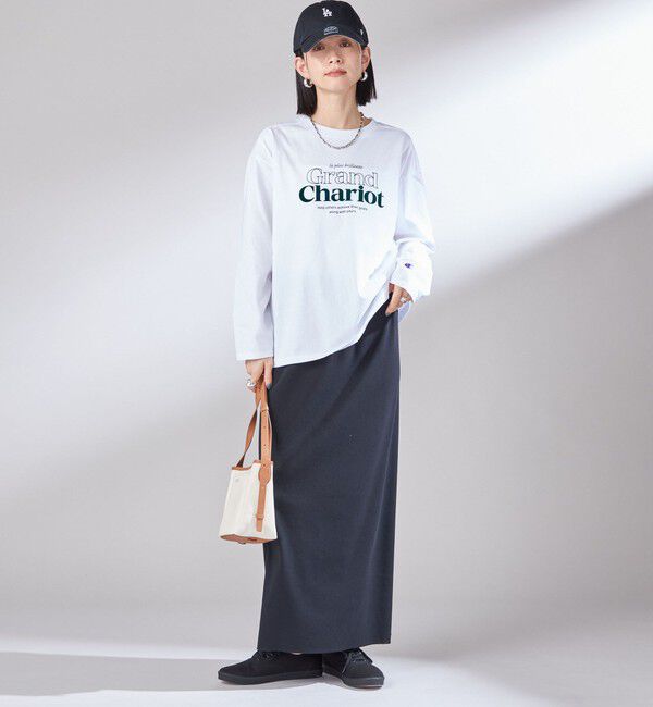 SHIPS for women「【SHIPS別注】Champion: プリント ロングスリーブ TEE」|Tシャツ・カットソー|