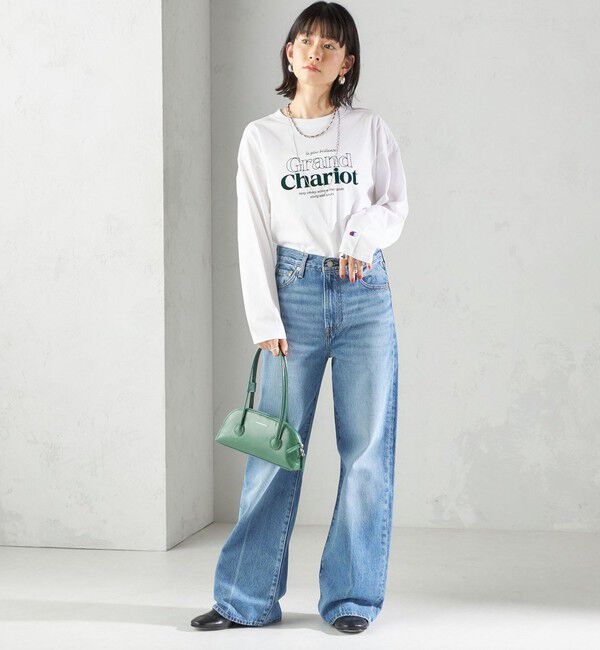 SHIPS for women「Levi&rsquo;s:RIBCAGE WIDE LEG」|デニム|