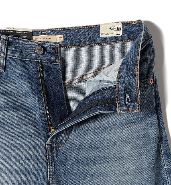 SHIPS for women「Levi&rsquo;s:RIBCAGE WIDE LEG」|デニム|