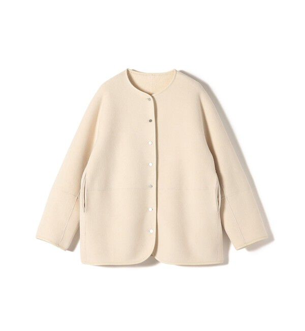 SHIPS for women「【一部WEB限定】〈手洗い可能〉NEW リバーシブル ボア ブルゾン」|ブルゾン・スタジャン|