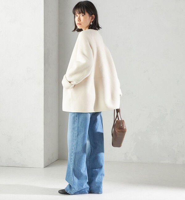 SHIPS for women「【一部WEB限定】〈手洗い可能〉NEW リバーシブル ボア ブルゾン」|ブルゾン・スタジャン|