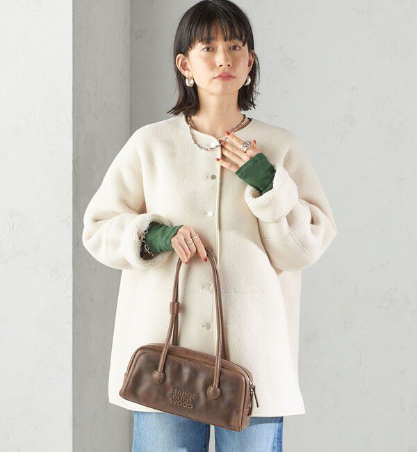 SHIPS for women「【一部WEB限定】〈手洗い可能〉NEW リバーシブル ボア ブルゾン」|ブルゾン・スタジャン|