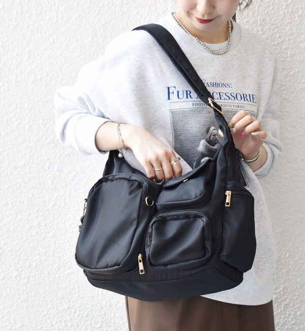 SHIPS any「《追加予約》SHIPS any: 9ポケット 2WAY ショルダー バッグ」|ショルダー・メッセンジャー|