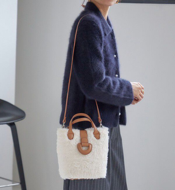 SHIPS for women「ボア キューブ トート」|ショルダー・メッセンジャー|