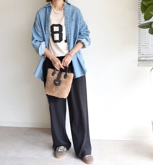 SHIPS for women「ボア キューブ トート」|ショルダー・メッセンジャー|