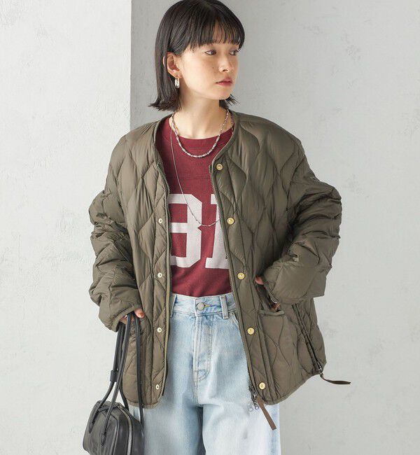 SHIPS for women「【SHIPS別注】TAION:〈手洗い可能〉リブ マルチ WAY ダウン ジャケット」|ダウン|