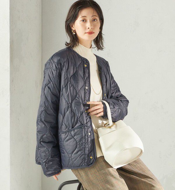 SHIPS for women「【SHIPS別注】TAION:〈手洗い可能〉リブ マルチ WAY ダウン ジャケット」|ダウン|