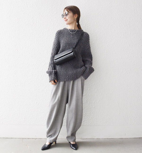 SHIPS any「SHIPS any:〈手洗い可能〉ロービング ルーズ ニット プルオーバー」|ニット・セーター|