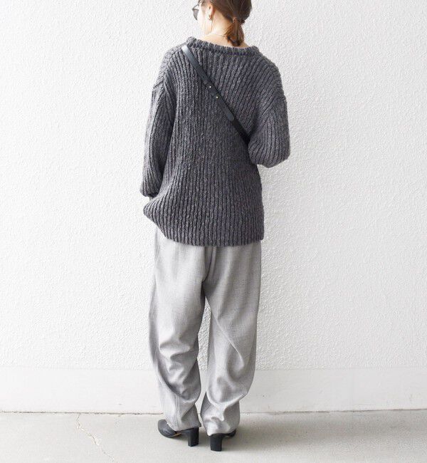 SHIPS any「SHIPS any:〈手洗い可能〉ロービング ルーズ ニット プルオーバー」|ニット・セーター|