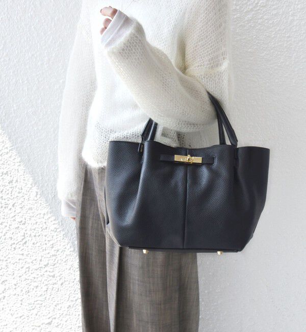 SHIPS for women「BEAURE: ヒネリ 金具付き バッグ」|トートバッグ|