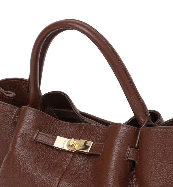 SHIPS for women「BEAURE: ヒネリ 金具付き バッグ」|トートバッグ|