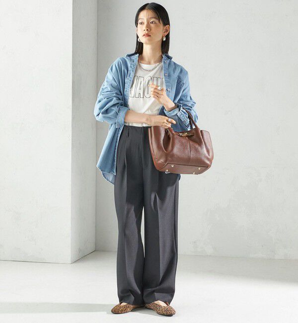 SHIPS for women「BEAURE: ヒネリ 金具付き バッグ」|トートバッグ|