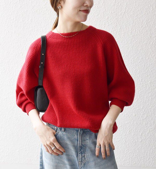 SHIPS any「《一部追加予約》SHIPS any:〈手洗い可能〉AQUA カシミヤ ミックス ハイネック ニット」|ニット・セーター|