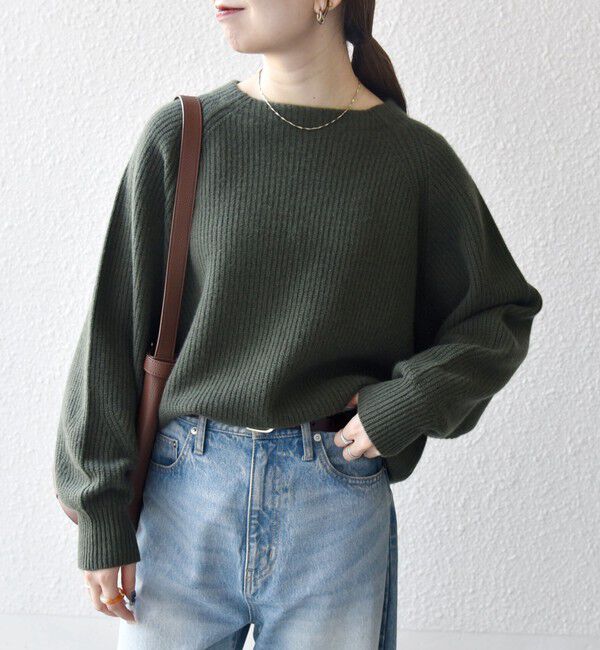 SHIPS any「《一部追加予約》SHIPS any:〈手洗い可能〉AQUA カシミヤ ミックス ハイネック ニット」|ニット・セーター|