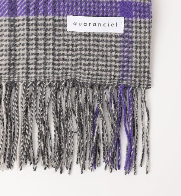 quaranciel「quaranciel: カシミヤ ミックス チェック ストール 25AW」|ストール|
