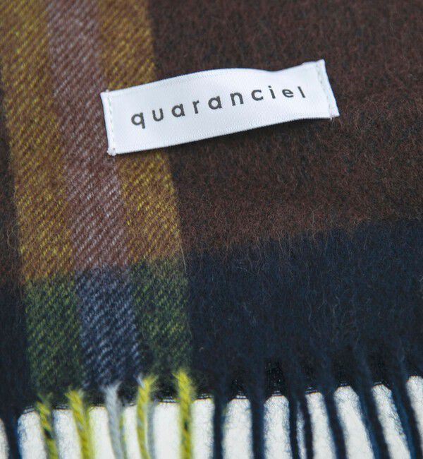quaranciel「quaranciel: カシミヤ ミックス チェック ストール 25AW」|ストール|