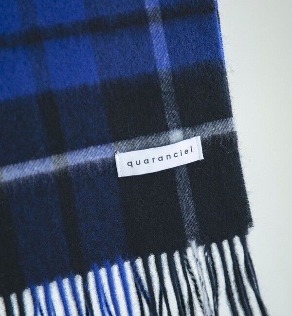 quaranciel「quaranciel: カシミヤ ミックス チェック ストール 25AW」|ストール|