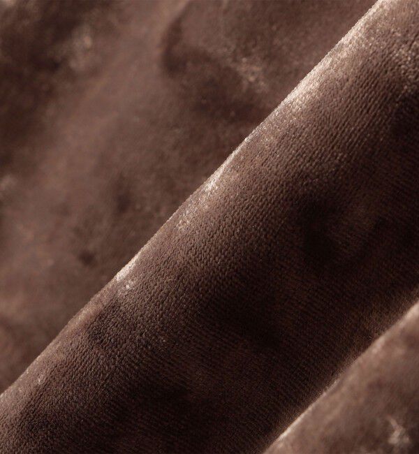 SHIPS for women「〈手洗い可能〉スノー クラッシュ ポリエステル ベロア ウエスト ゴム スカート」|スカート|