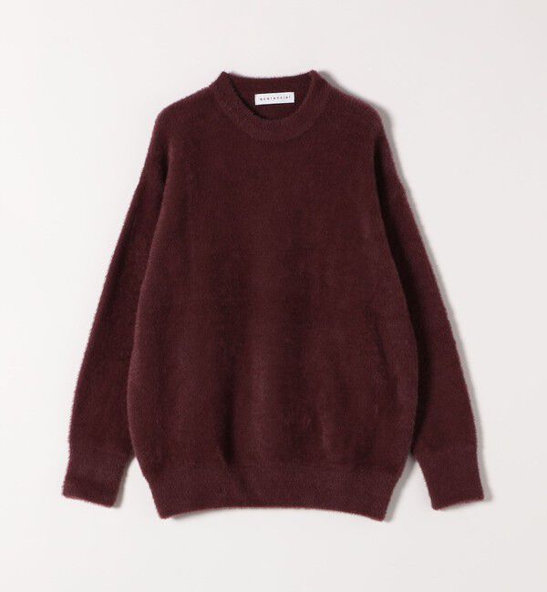 quaranciel「quaranciel:〈手洗い可能〉ファーライク クルーネック ニット プルオーバー」|ニット・セーター|