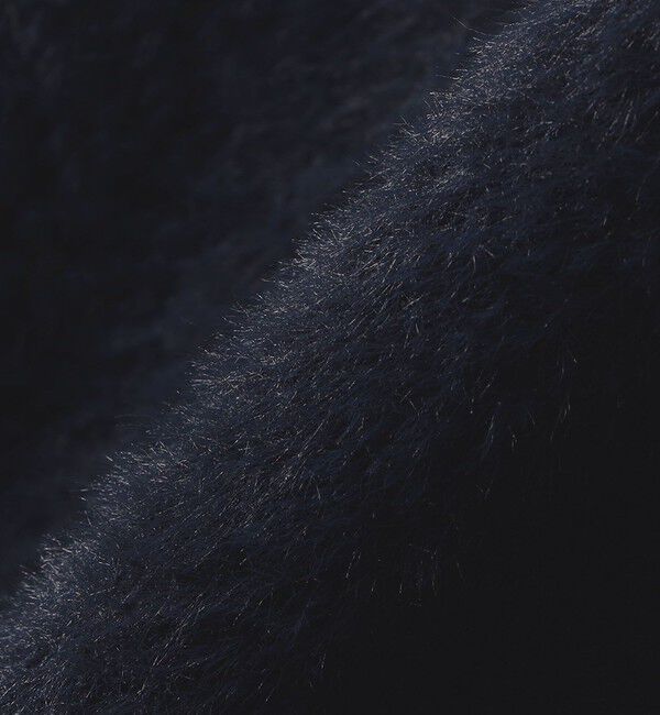 quaranciel「quaranciel:〈手洗い可能〉ファーライク クルーネック ニット プルオーバー」|ニット・セーター|