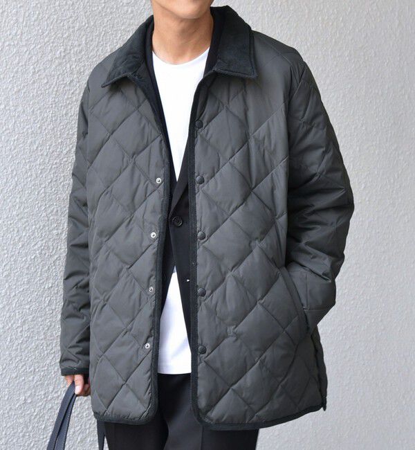 SHIPS any「【SHIPS any別注】TAION:〈手洗い可能〉ダイヤキルト ダウン ハーフコート 25AW◇」|ダウン|