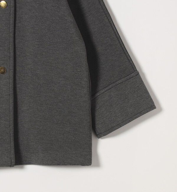 quaranciel「《追加予約》quaranciel:〈手洗い可能〉ダンボール ステンカラー ジャケット コート25AW」|ステンカラーコート|