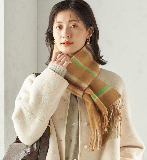 SHIPS for women「カシミヤ リバーシブル マフラー」|マフラー|