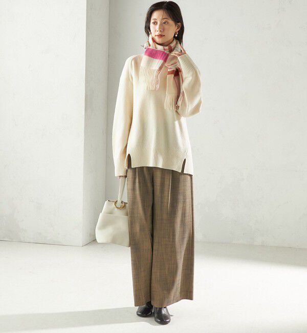 SHIPS for women「カシミヤ リバーシブル マフラー」|マフラー|