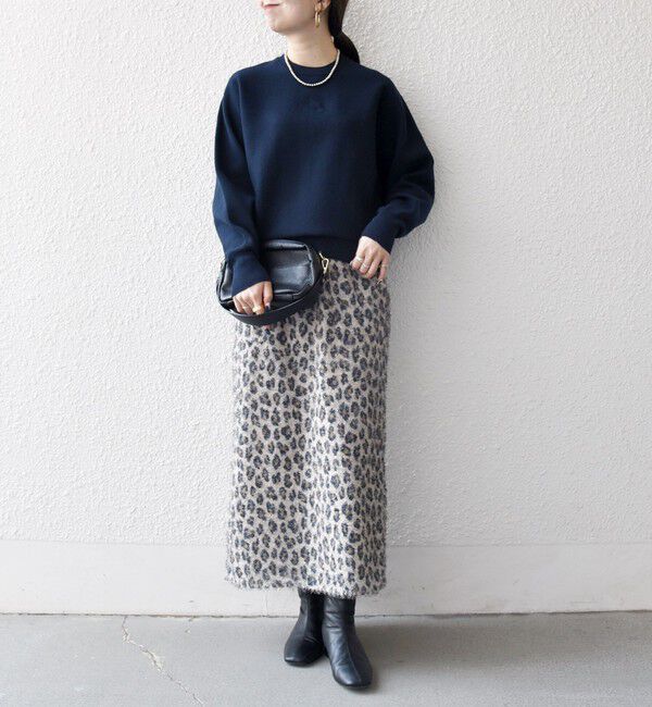 SHIPS any「SHIPS any:〈洗濯機可能〉クルーネック ドルマン ベーシック ニット プルオーバー」|ニット・セーター|