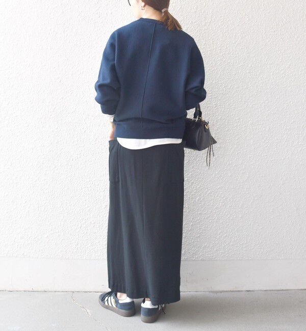 SHIPS any「SHIPS any:〈洗濯機可能〉クルーネック ドルマン ベーシック ニット プルオーバー」|ニット・セーター|