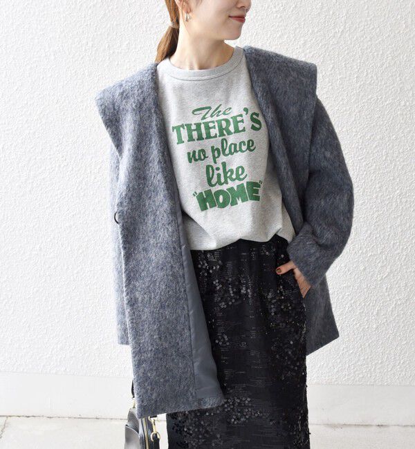 SHIPS any「SHIPS any: シャギー フーディー ガウン コート」|その他|