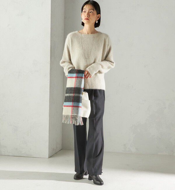 SHIPS for women「〈手洗い可能〉フォックス クルーネック ニット プルオーバー」|ニット・セーター|