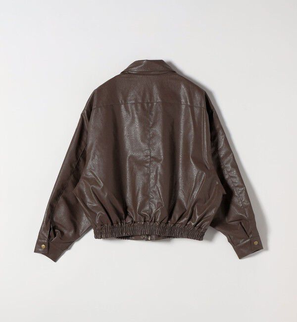 SHIPS any「FLAT YOU: ジップ ショート ブルゾン」|ブルゾン・スタジャン|