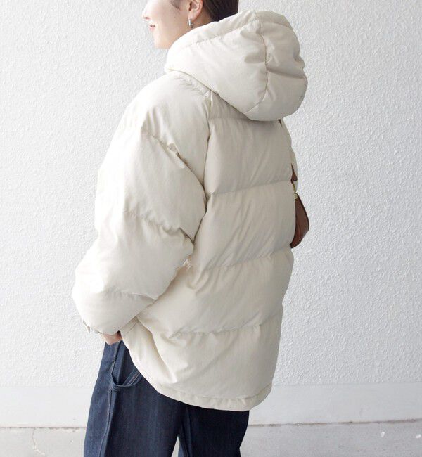 SHIPS any「《一部追加予約》【WEB限定】SHIPS any: フーディ ショート ダウン ジャケット 2」|ダウン|