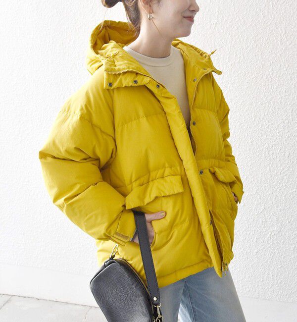 SHIPS any「《一部追加予約》【WEB限定】SHIPS any: フーディ ショート ダウン ジャケット 2」|ダウン|