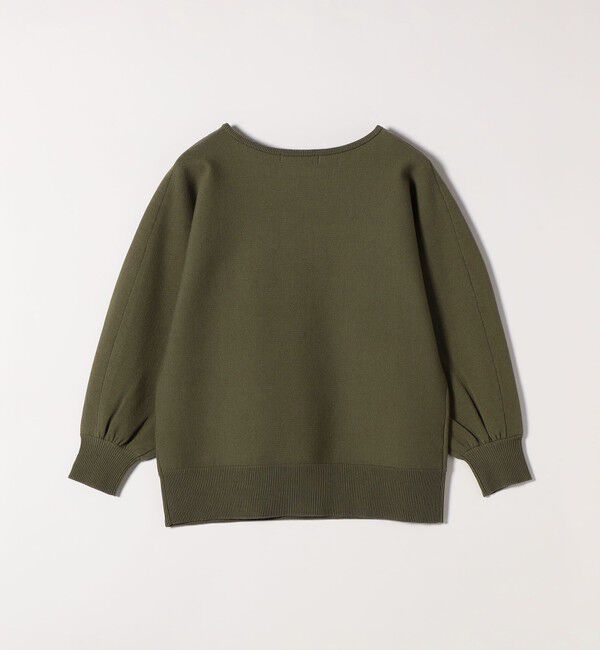 quaranciel「quaranciel:〈手洗い可能〉ダブルフェイス ボートネック パフ ニット プルオーバー」|ニット・セーター|