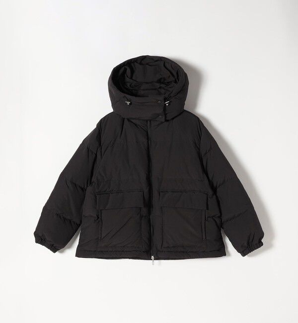 quaranciel「quaranciel: フーディー & ハイネック 2way ショート ダウン ジャケット」|ダウン|