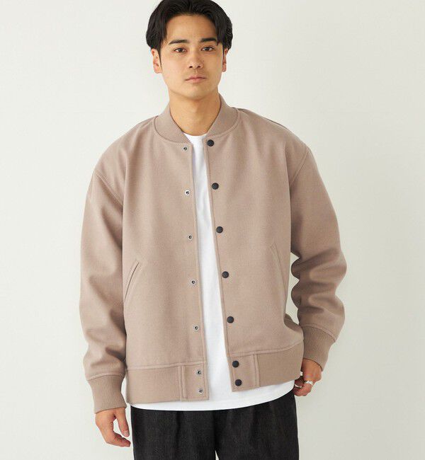 SHIPS Colors 「SHIPS Colors:ウール ミックス スタジアム ブルゾン」|ブルゾン・スタジャン|