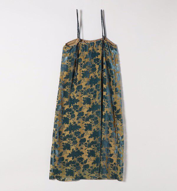 SHIPS any「SHIPS any:〈手洗い可能〉フラワー オパール ロング キャミワンピース」|ワンピース|