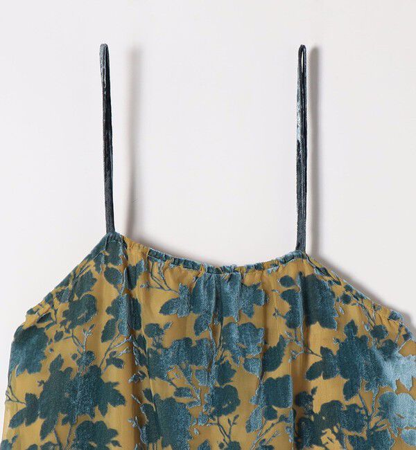 SHIPS any「SHIPS any:〈手洗い可能〉フラワー オパール ロング キャミワンピース」|ワンピース|